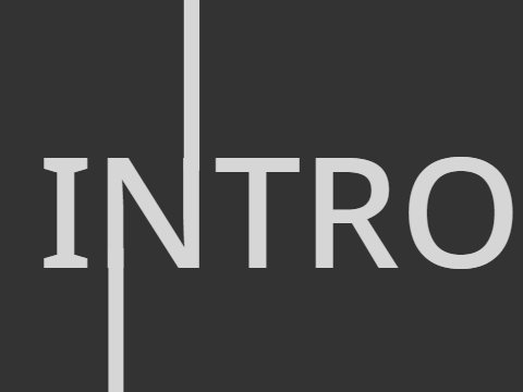 A good minimalistic intro!
