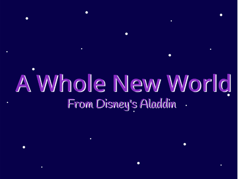 A Whole New World Cover