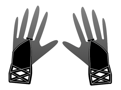 Fashion City - Gothic Gloves