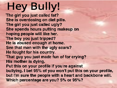 Remix this if you are against bullying remix remix-2 remix remix remix remix remix remix