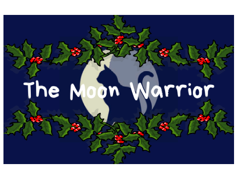 The Moon Warrior Christmas banner
