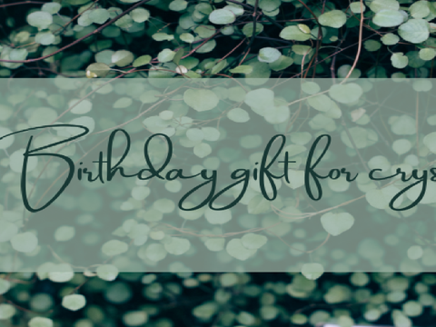 gifty for cryssssss