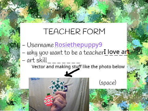 Scratch school! teacher application 
