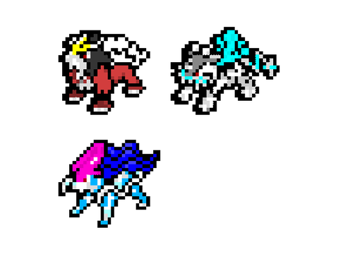 Johto Legendary/Mythical re-shiny