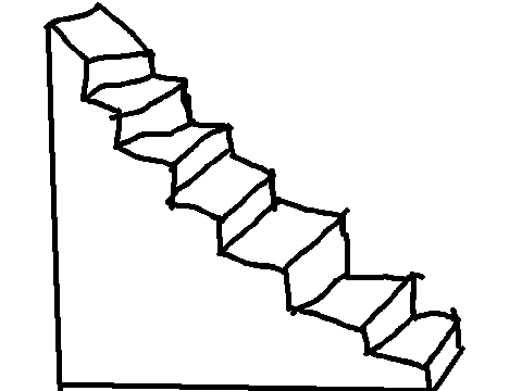 3d stairs>