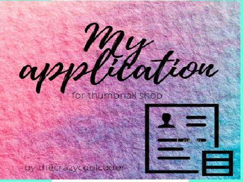 thumbnail shop application
