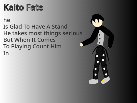 Kaito Fate Stand User