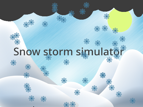 Snow flake sim.