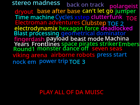Geometry dash songs