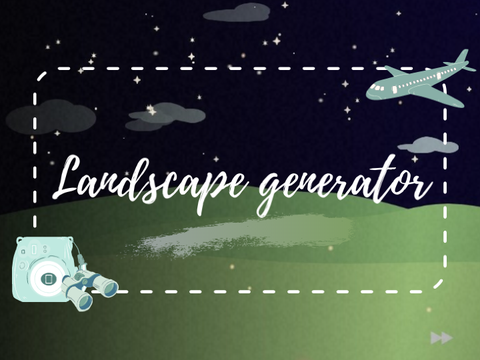 ·˚₊Landscape generator₊˚·