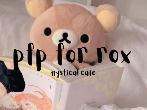 ⛄ pfp for rox | mystical café ˊˎ-
