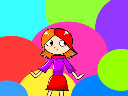 Orange & red hair girl