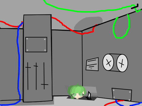 I saw green vent xD