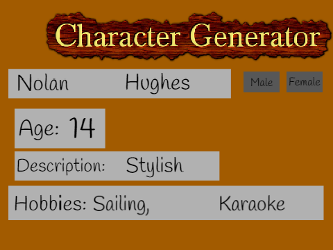 Character Generator