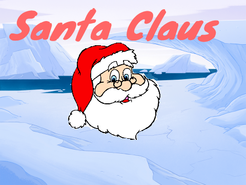 Santa claus in french and english