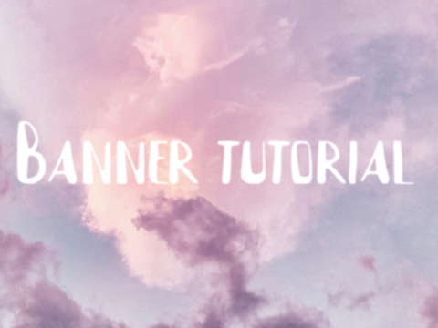 How To Make A Banner #tutorials #banner