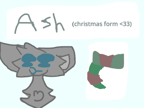 Ash says, "Merry holidays!" <33