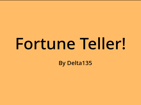 Chardan's Fortune Teller