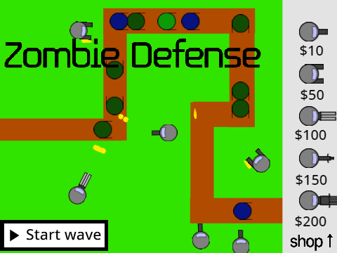 Zombie Defense                           #game