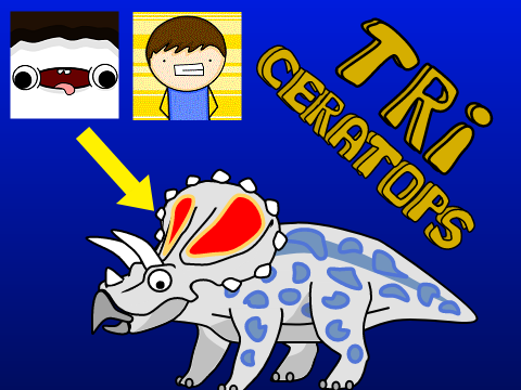 Create a Famous Scratcher Triceratops