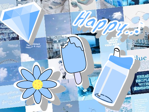 ♪||Light blue (Sticker contest entry)