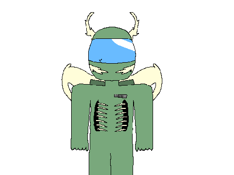 Dingo fully drawn.