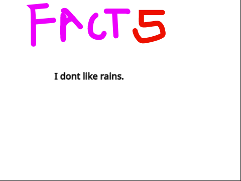 5 Random Facts About Me 