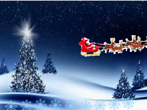 Santa on a sleigh