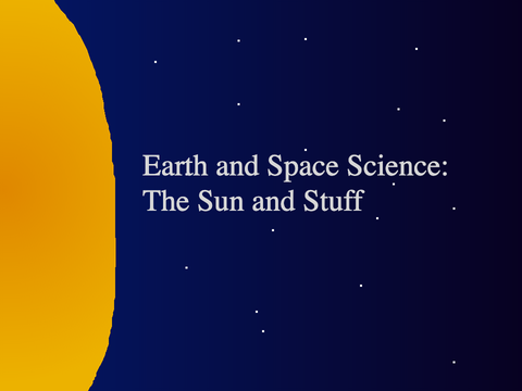 The Sun and Stuff