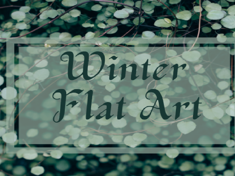 - Christmas flat art -