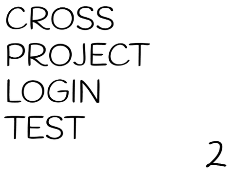 Cross Project Login Test - Login