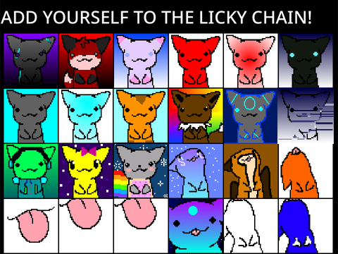 add yourself to the licky chain  remix