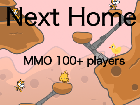 Next Home || MMO ☁️ scrolling platfomer V0.1 #games #all