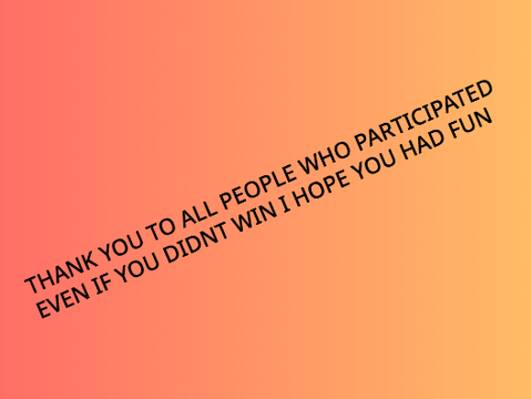 Intro contest! RESULTS!