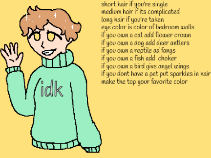 create a character thing