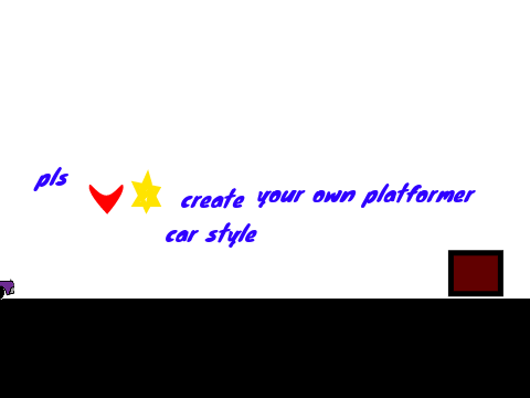 mack your own car platformer