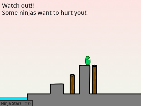 The Ninja's Apprentice hacked you have to find the hacked part