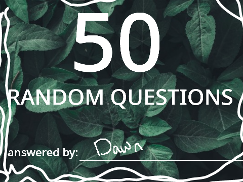 50 Random Questions That I Have to Answer