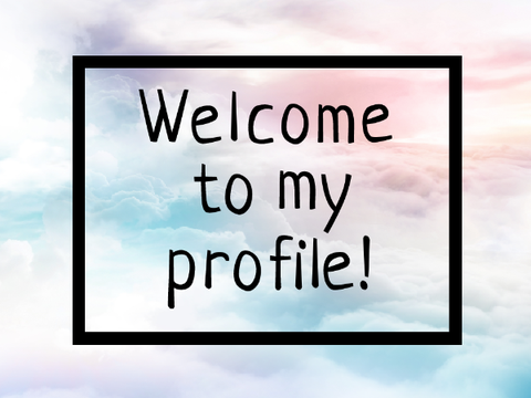 Welcome to my Profile!