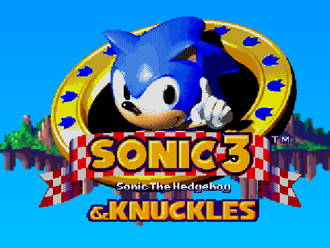 Sonic The Hedgehog 3 & Knuckles Title Screen