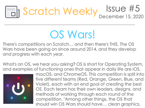 Issue #5 - OS Wars!