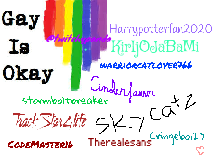  #GayIsOkay sign if you think it's okay  remix remix