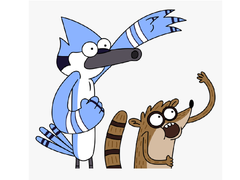 Mordecai and Rigby's Jumpscares In FNAD324T2