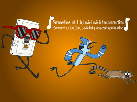 Regular Show Summertime Lovin, Lovin in the Summertime High Pitch