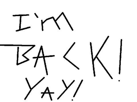 I AM BACK!!!!