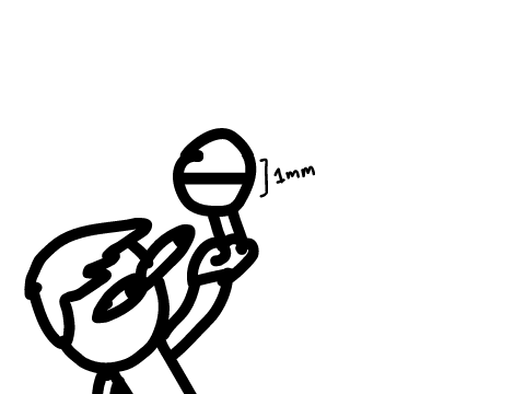 thinnest line on scratch