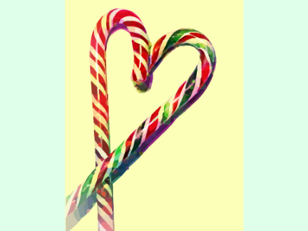 Candy Canes Blockshade