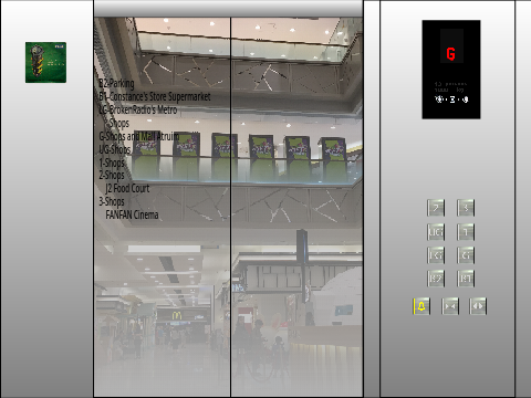 KONE Traction Glass Elevators at Winterside Junction Mall remix