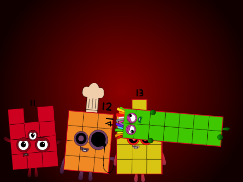 Jay's Old Fan Numberblocks Designs Jumpscares