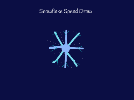 Snowflake Speed Draw
